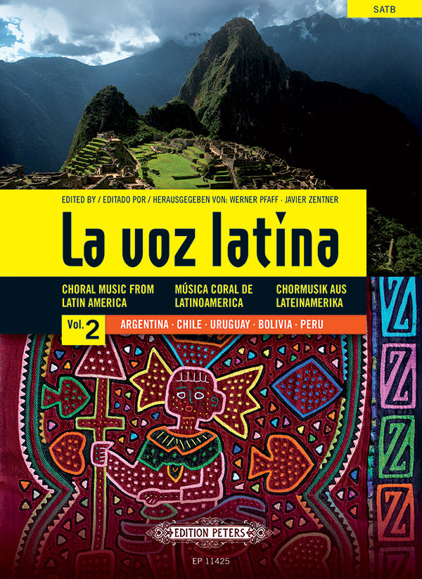 La voz latina: Choral Music from Latin America for SATB Choir, Vol. 2 Cover Image