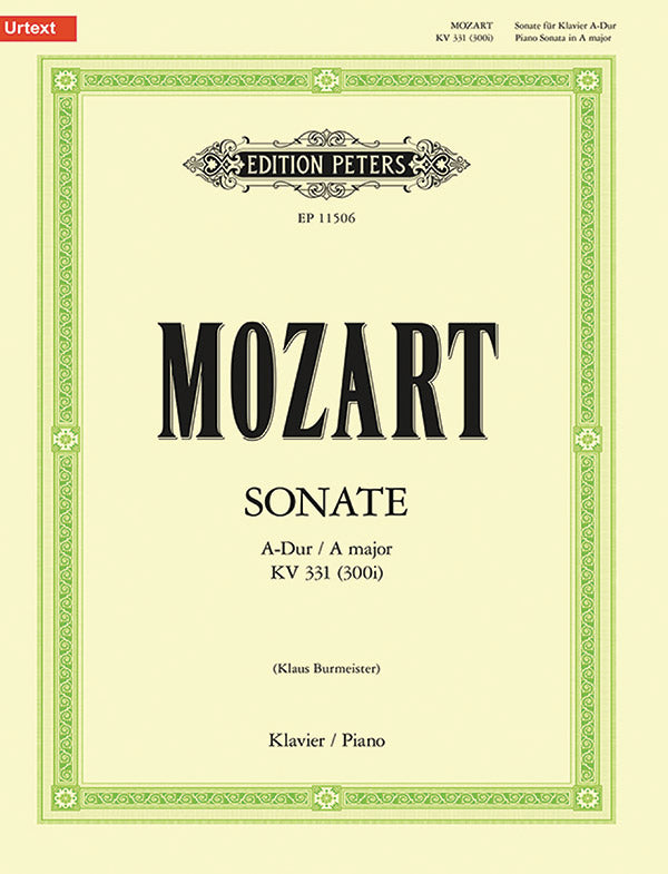Piano Sonata A major K331 (300i) Cover Image