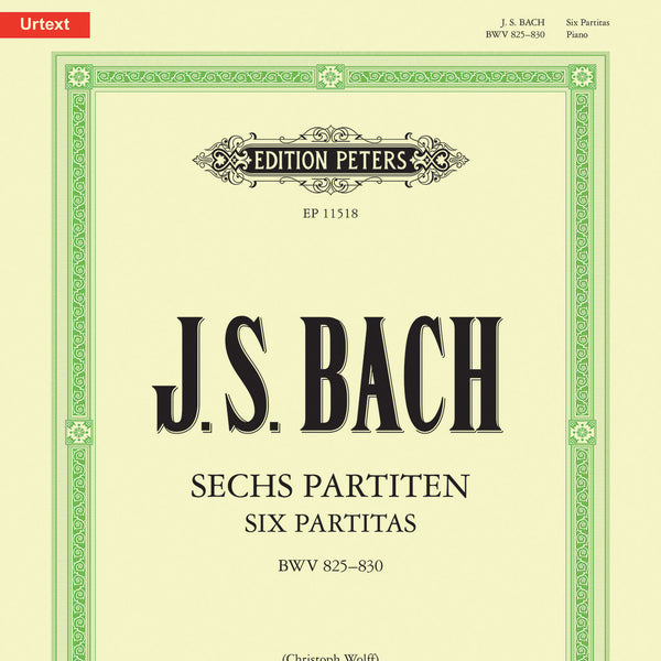 Six Partitas BWV 825&ndash;830 Cover Image