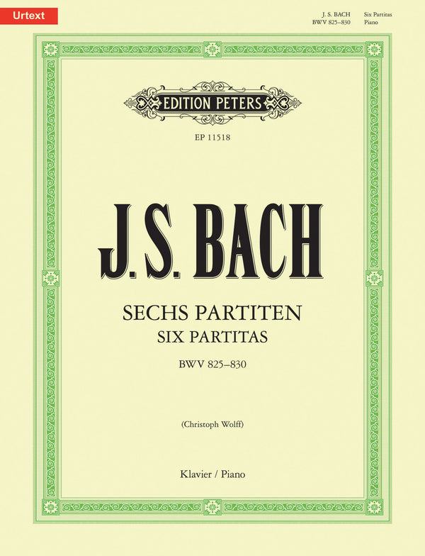 Six Partitas BWV 825&ndash;830 Cover Image