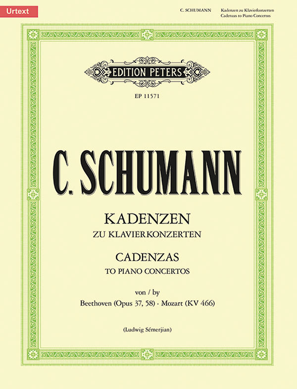 Cadenzas to Piano Concertos Cover Image