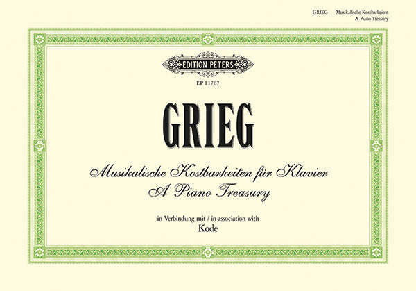 Grieg: A Piano Treasury Cover Image