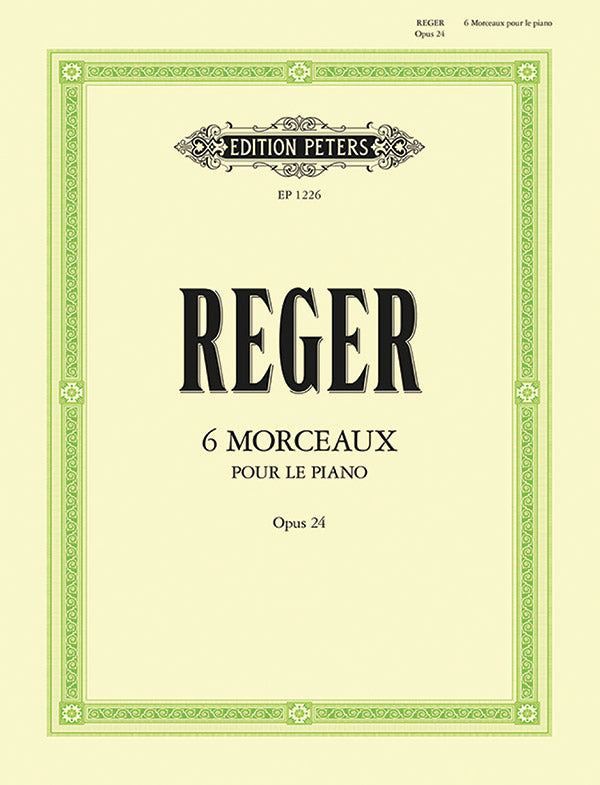 6 Morceaux pour le piano Op.24 Cover Image