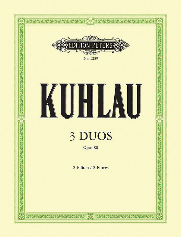 3 Duos for Flutes Op. 80 Cover Image