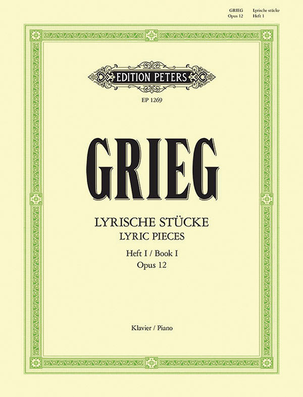 Lyric Pieces for Piano, Book 1 Op. 12 Cover Image
