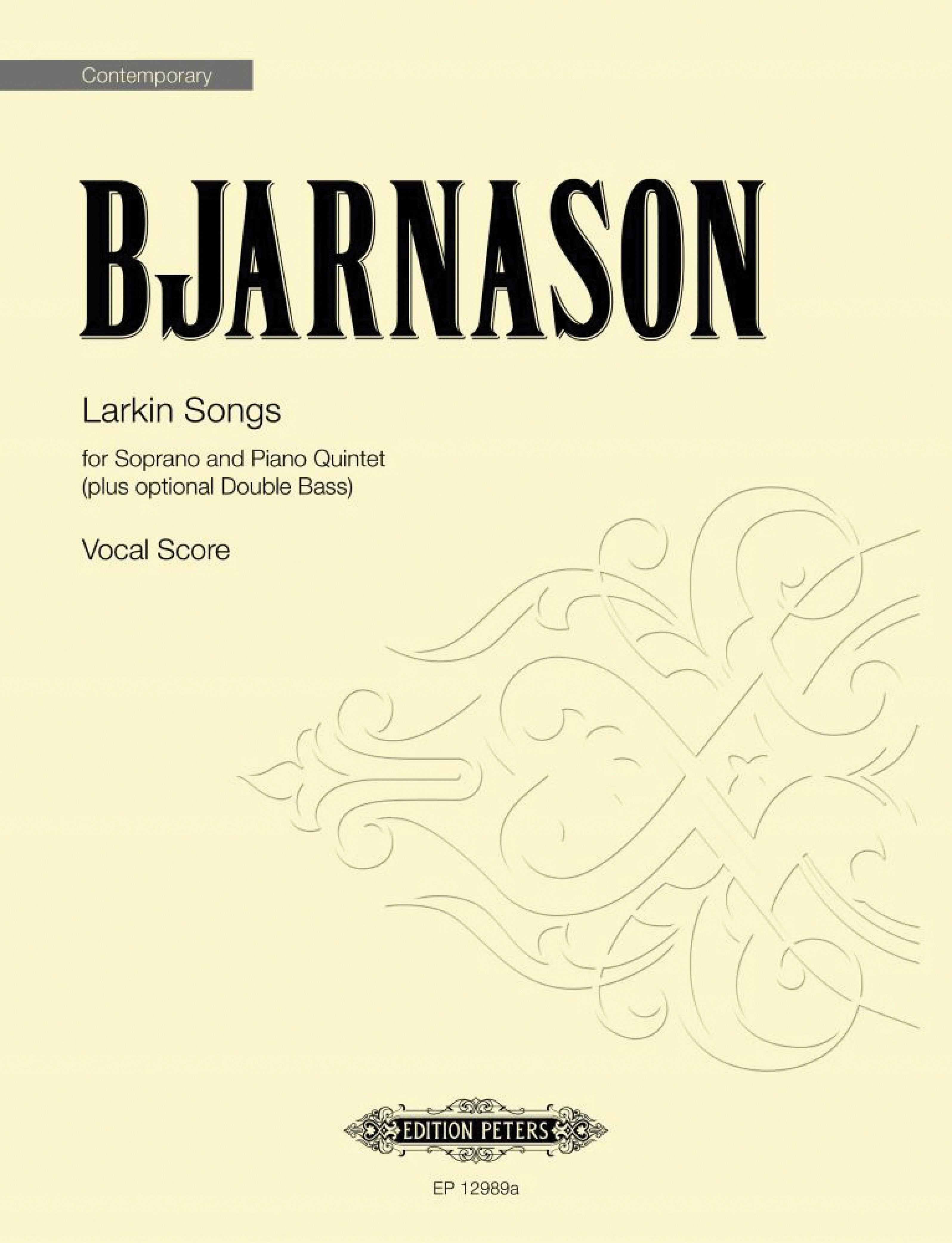 Larkin Songs (Vocal Score) Cover Image