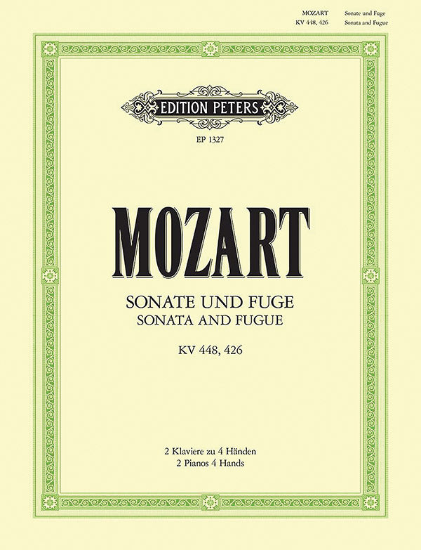 Sonata for 2 Pianos in D K448 and Fugue in C minor K426 for 2 Pianos Cover Image