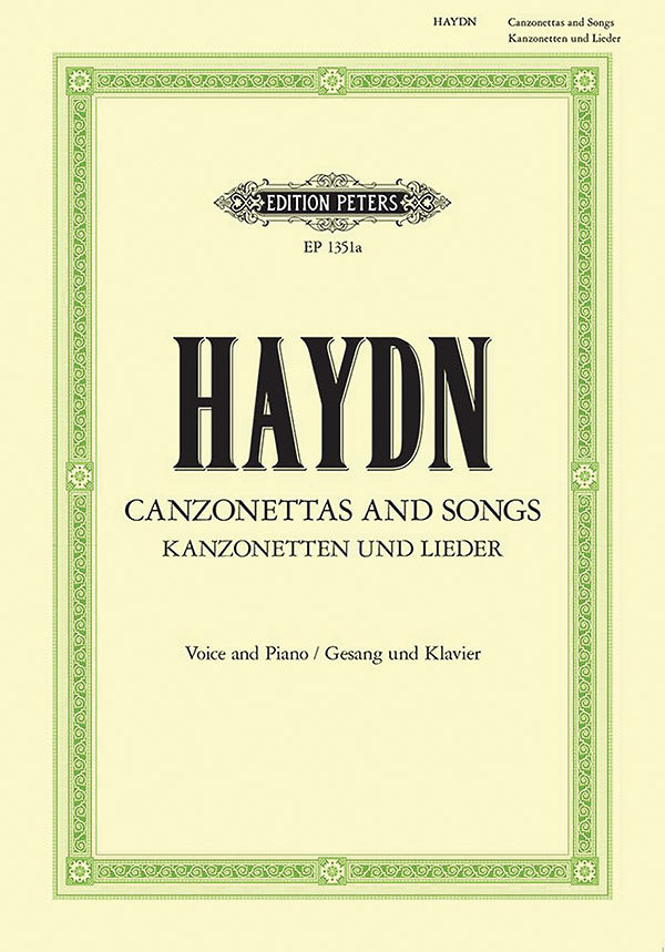 35 Songs and English Canzonettas for Voice and Piano Cover Image