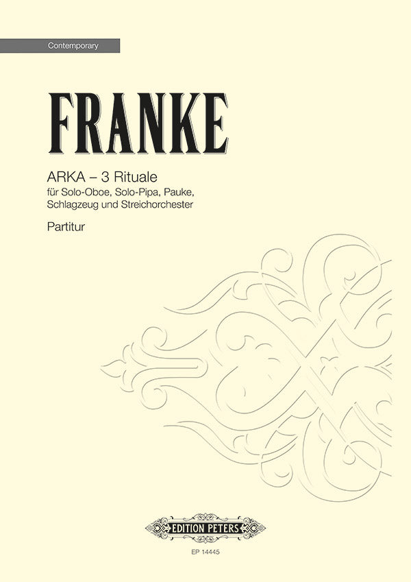ARKA - 3 Rituale (Full Score) Cover Image