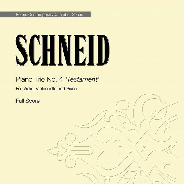 Piano Trio No. 4 'Testament' Cover Image