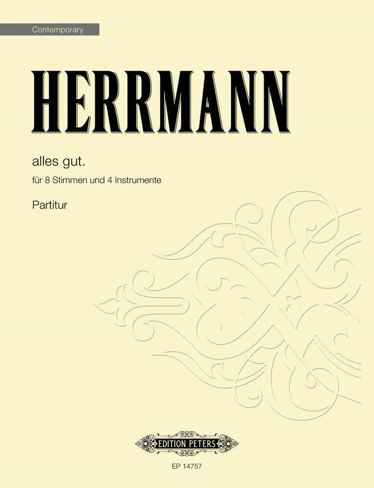 alles gut (Full Score) Cover Image