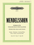 Works for Cello and Piano Cover Image