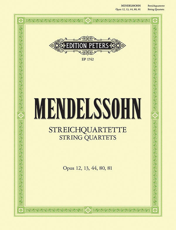 String Quartets Nos. 1-6 and No. 7 Cover Image