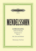 Lobgesang (Symphony No. 2 in B flat) Op. 52 (Vocal Score) Cover Image