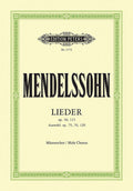 Songs for Men's Choir Opp. 50, 75, 76, 115, 120 Cover Image