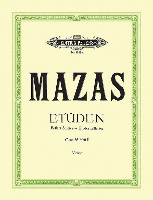 Studies Op. 36 for Violin, Vol. 2: Études brillantes Cover Image
