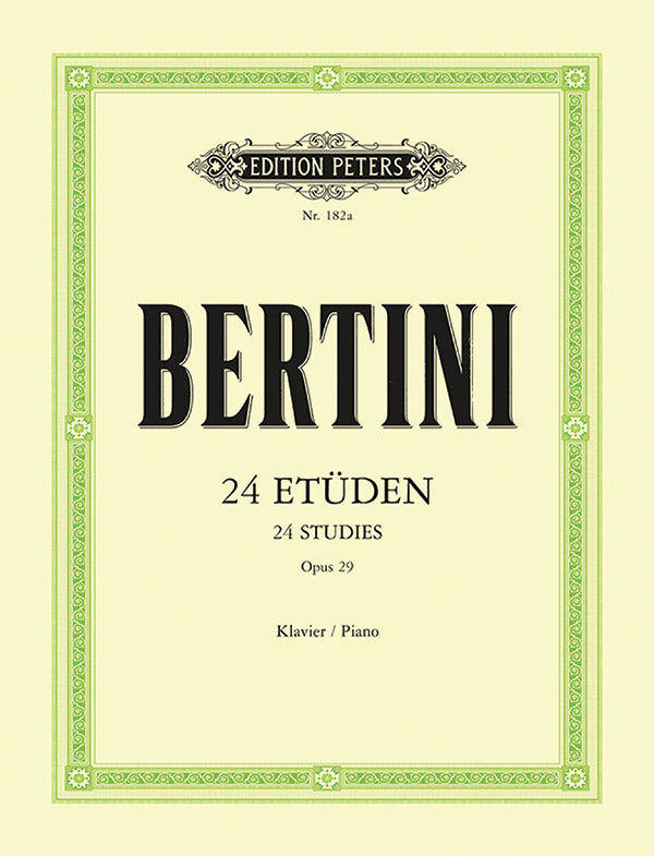 24 Studies Op. 29 Cover Image