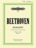 Violin Concerto in D Op. 61 (Edition for Violin and Piano) Cover Image