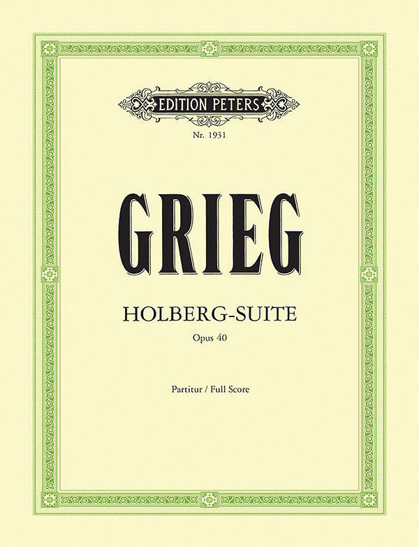 Holberg Suite Op. 40 (Full Score) Cover Image