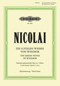 Die lustigen Weiber von Windsor (The Merry Wives of Windsor) (Vocal Score) Cover Image