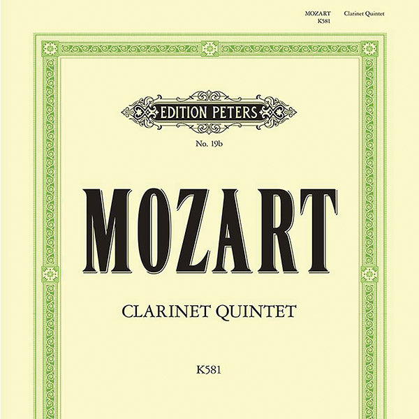 Clarinet Quintet in A K581 (Arranged in B flat for Clarinet in B flat and Piano) Cover Image