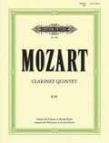 Clarinet Quintet in A K581 (Arranged in B flat for Clarinet in B flat and Piano) Cover Image