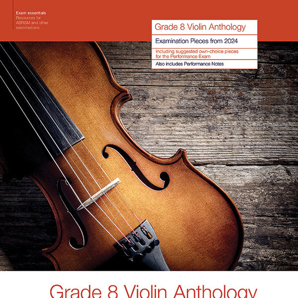Grade 8 Violin Anthology from 2024 Cover Image