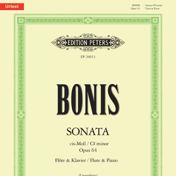 Sonata for Flute and Piano in C-sharp minor Op. 64 Cover Image