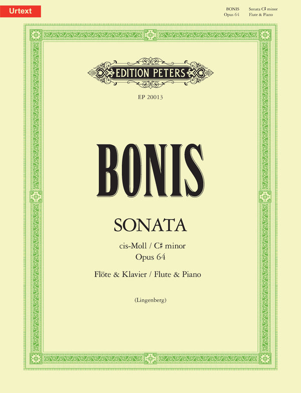 Sonata for Flute and Piano in C-sharp minor Op. 64 Cover Image
