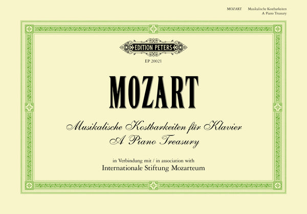 Mozart: A Piano Treasury Cover Image