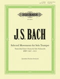 Selected Movements for Solo Trumpet transcribed from the Cello Suites Cover Image