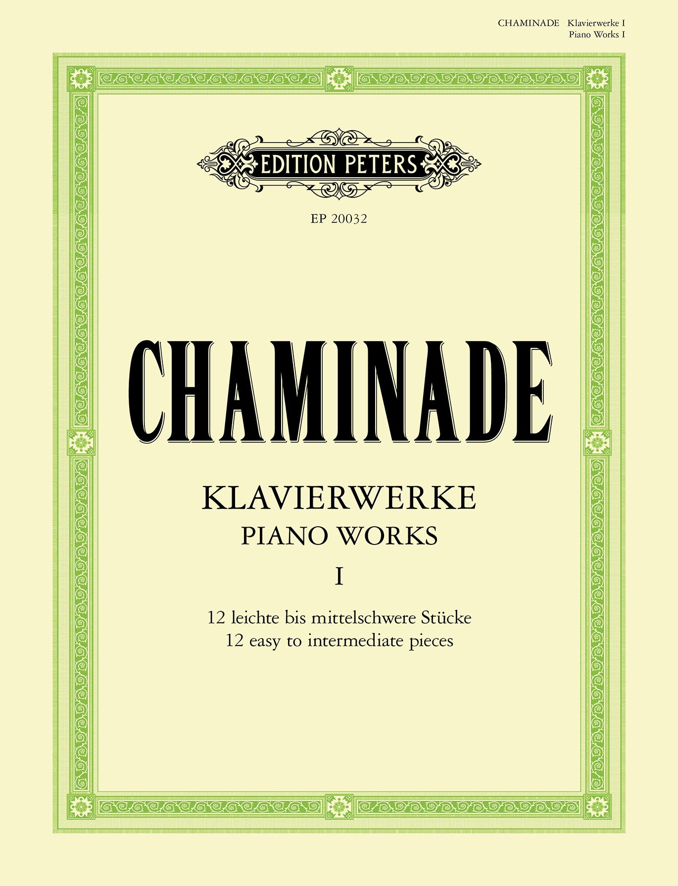 Piano Works Vol. 1 / Klavierwerke Cover Image