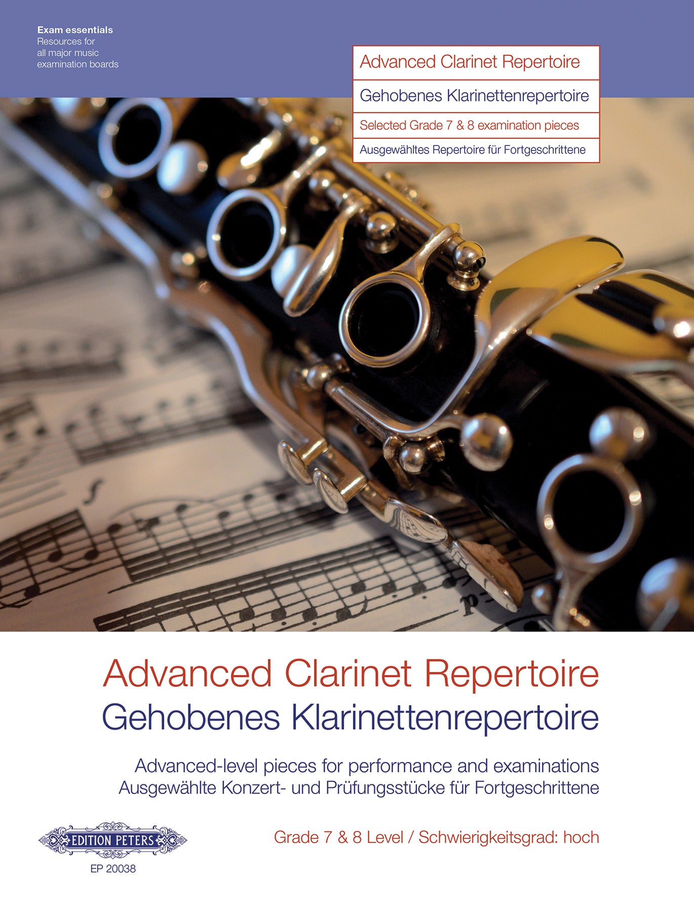 Advanced Clarinet Repertoire Cover Image