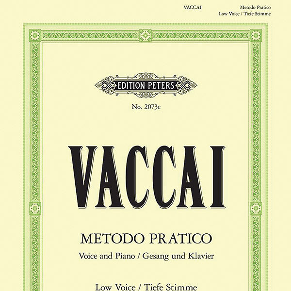 Metodo Pratico di Canto Italiano for Voice and Piano (Low Voice) Cover Image