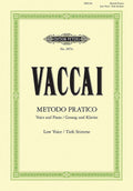 Metodo Pratico di Canto Italiano for Voice and Piano (Low Voice) Cover Image