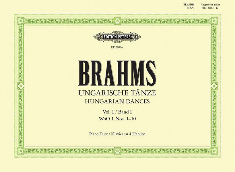 Hungarian Dances WoO 1 for Piano Duet, Vol. 1 Cover Image