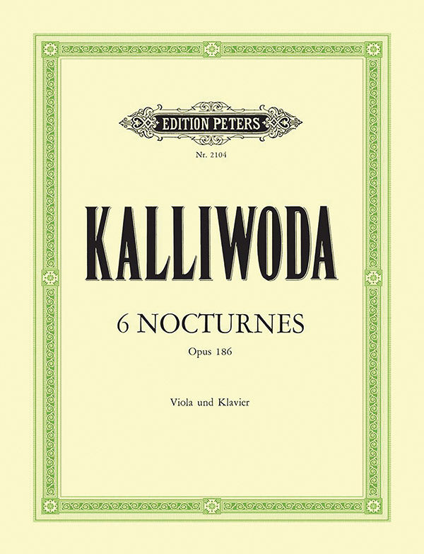 6 Nocturnes Op. 186 for Viola and Piano Cover Image
