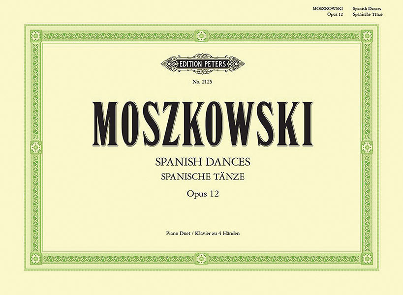 Spanish Dances Op. 12 for Piano Duet Cover Image