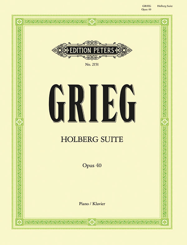 Holberg Suite Op.40 Cover Image