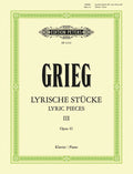 Lyric Pieces Book 3 Op.43 Cover Image