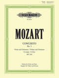 Violin Concerto No. 3 in G K216 (Edition for Violin and Piano) Cover Image