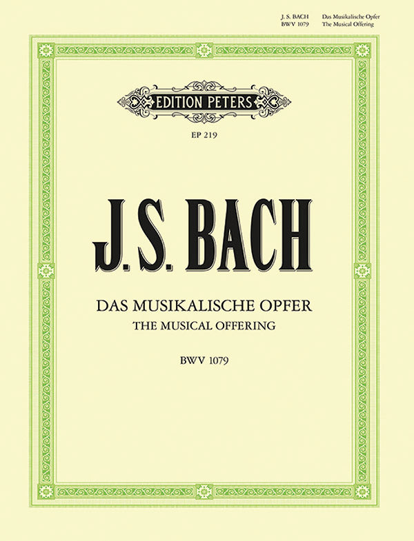 The Musical Offering (Das Musikalische Opfer) BWV 1079 Cover Image