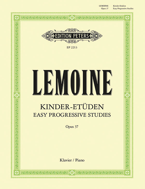 50 Easy Progressive Studies Op.37 Cover Image