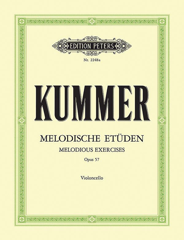10 Melodious Exercises Op. 57 for Cello Cover Image