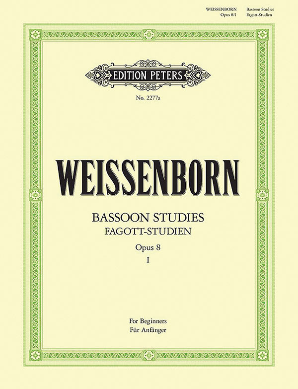 Bassoon Studies Op. 8, Vol. 1 Cover Image
