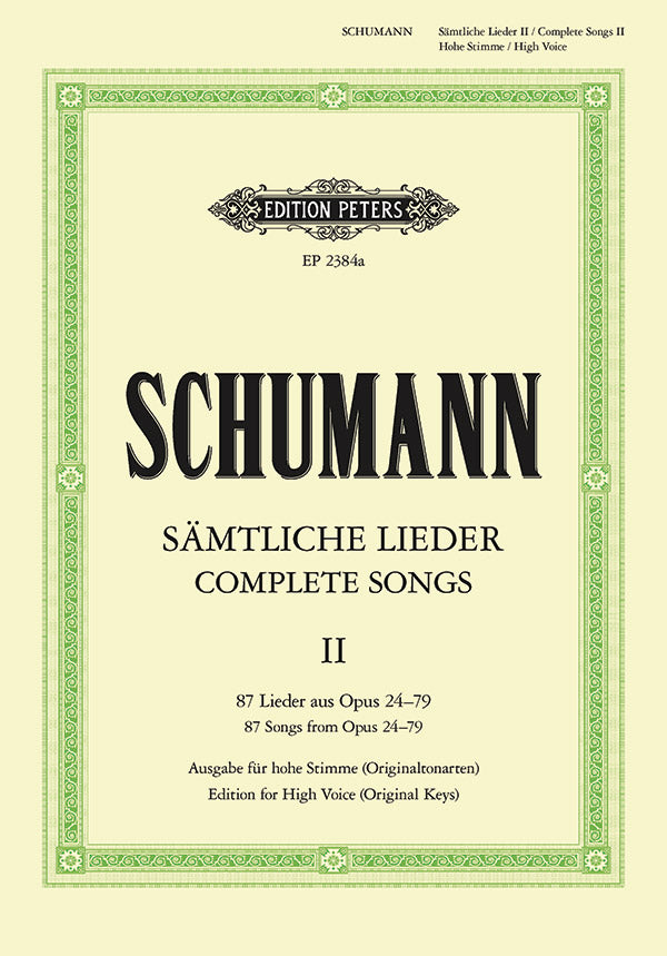 Complete Songs, Vol. 2 (High Voice) Cover Image