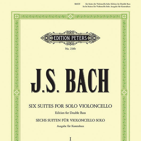 Cello Suites (Transcribed for Double Bass Solo), Vol. 1: Nos. 1-3 Cover Image