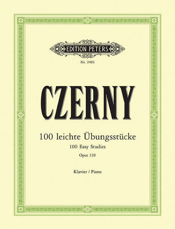 100 Easy Progressive Pieces without Octaves Op.139 Cover Image