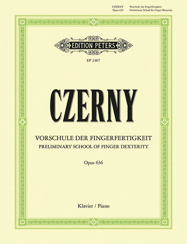 Preliminary School of Velocity Op.636 Cover Image