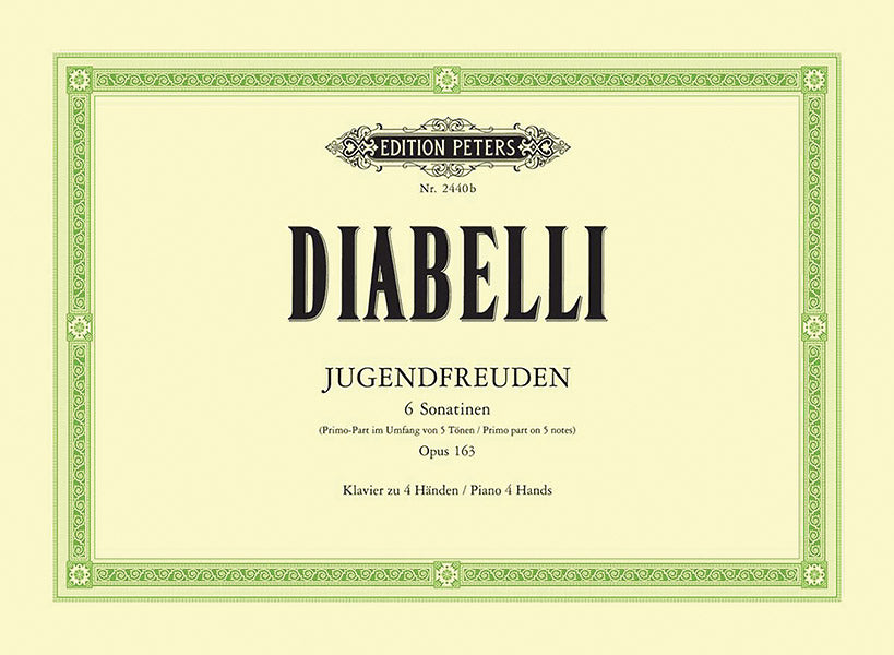 Jugendfreuden: 6 Sonatinas for Piano Duet Op. 163 Cover Image